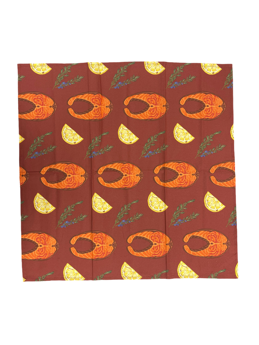 Salmon Steaks Tea Towels