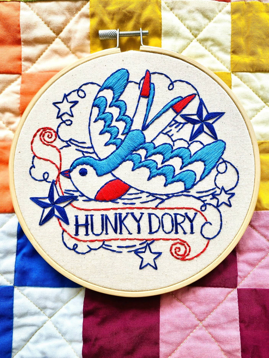 Hook, Line & Tinker - Hunky Dory Complete Embroidery Kit