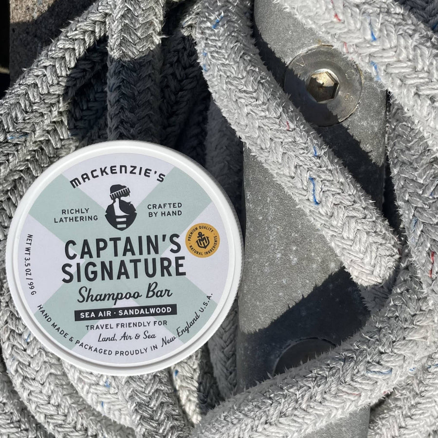 Mackenzie’s Fisherman - Captain's Signature Shampoo Bar, 3.5 oz