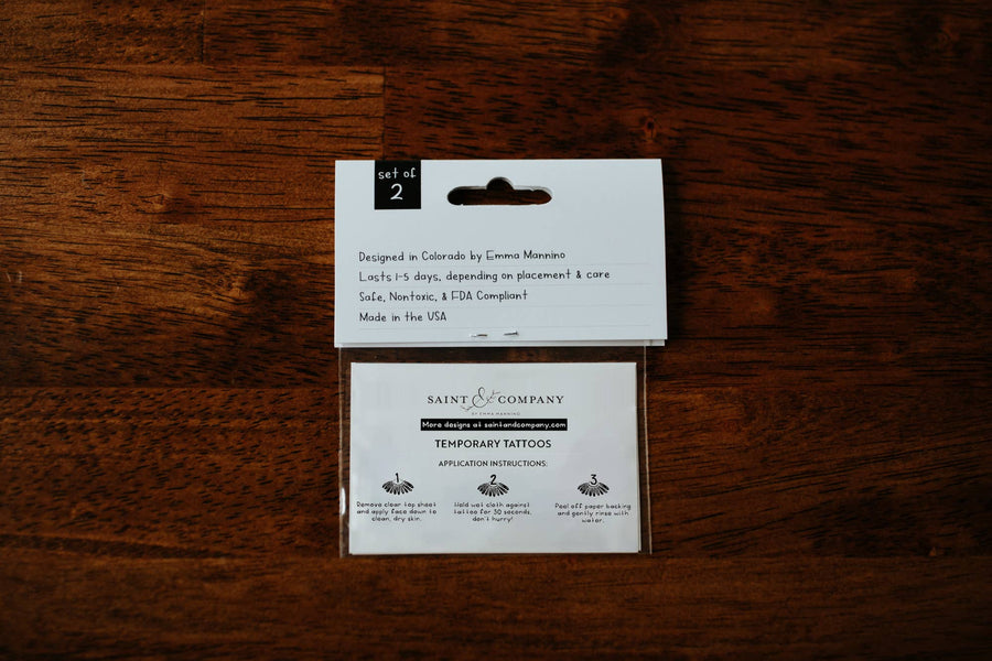 Saint & Company Temporary Tattoos - Mermaids