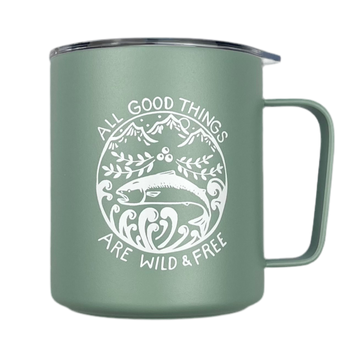 Wild & Free Camp Mug - 12 oz