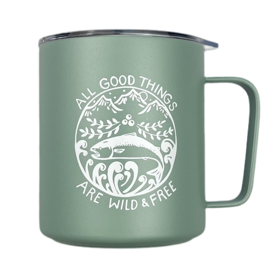 Wild & Free Camp Mug - 12 oz