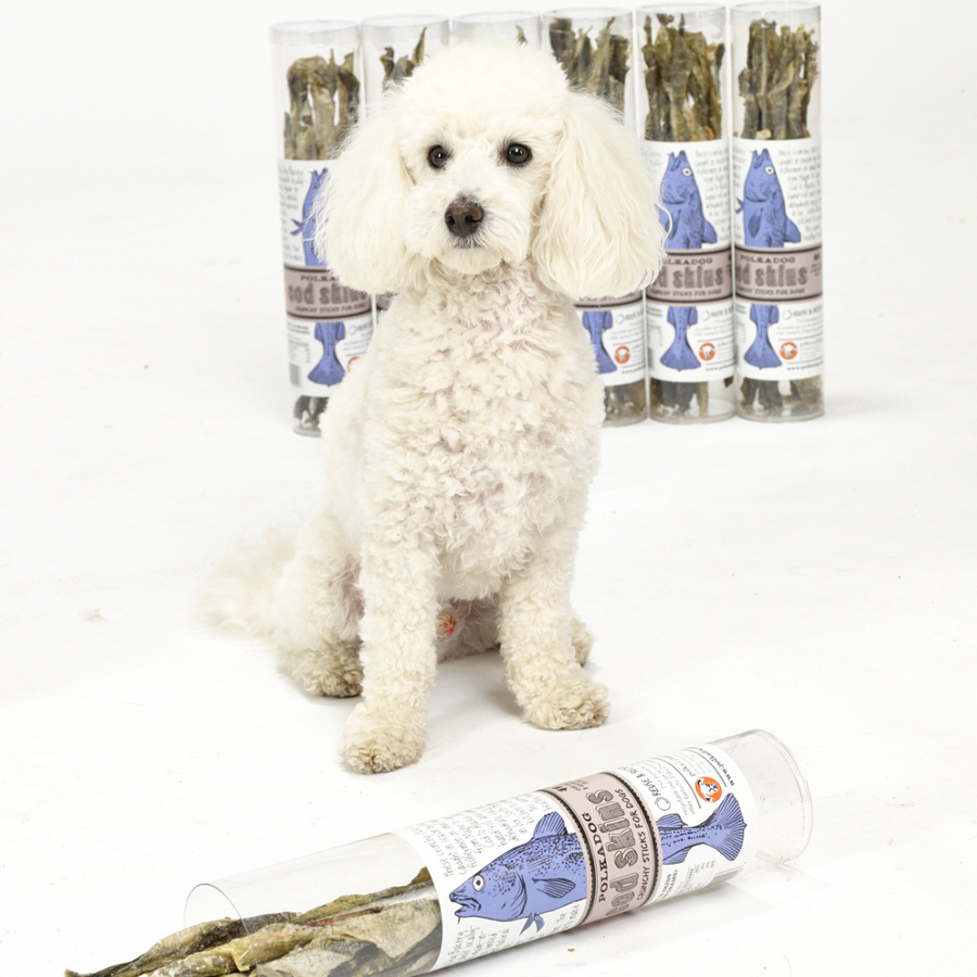 Polkadog - Cod Skins Tube Dog Treats