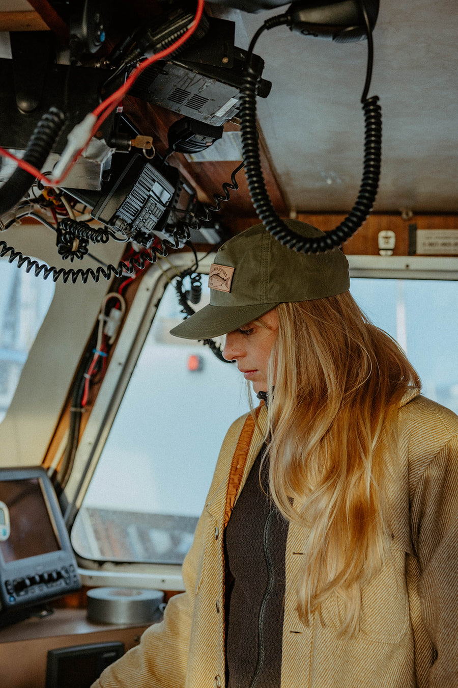 Weatherproof Salmon Cap - Green