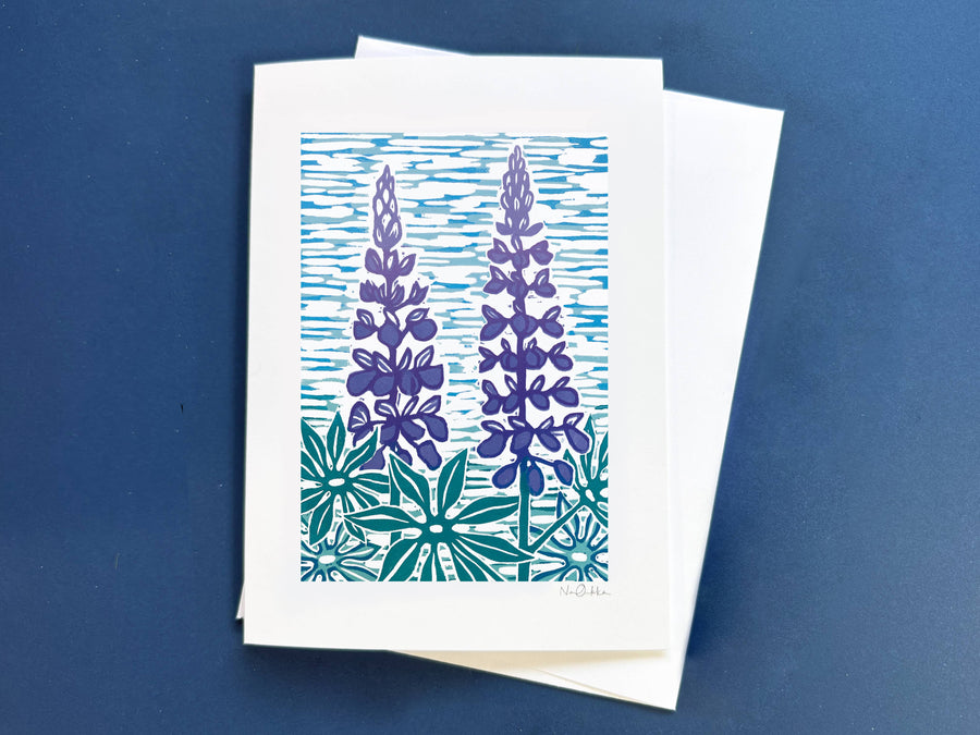 Nan Onkka - Lupine Greeting Card
