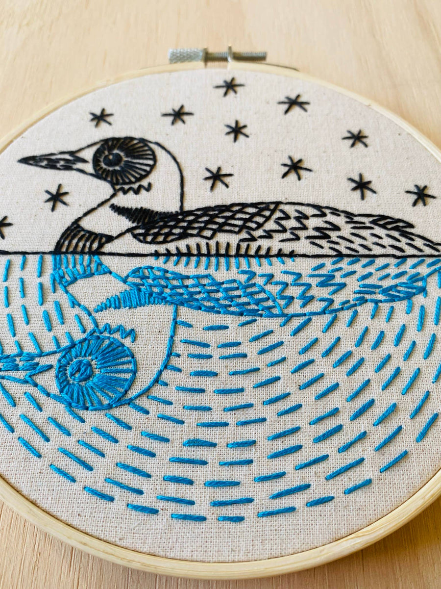 Hook Line & Tinker - Loon Embroidery Kit