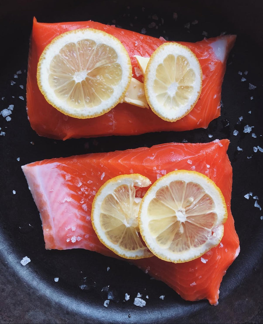 Wild Alaska Sockeye Salmon Portion Box: 10 LB