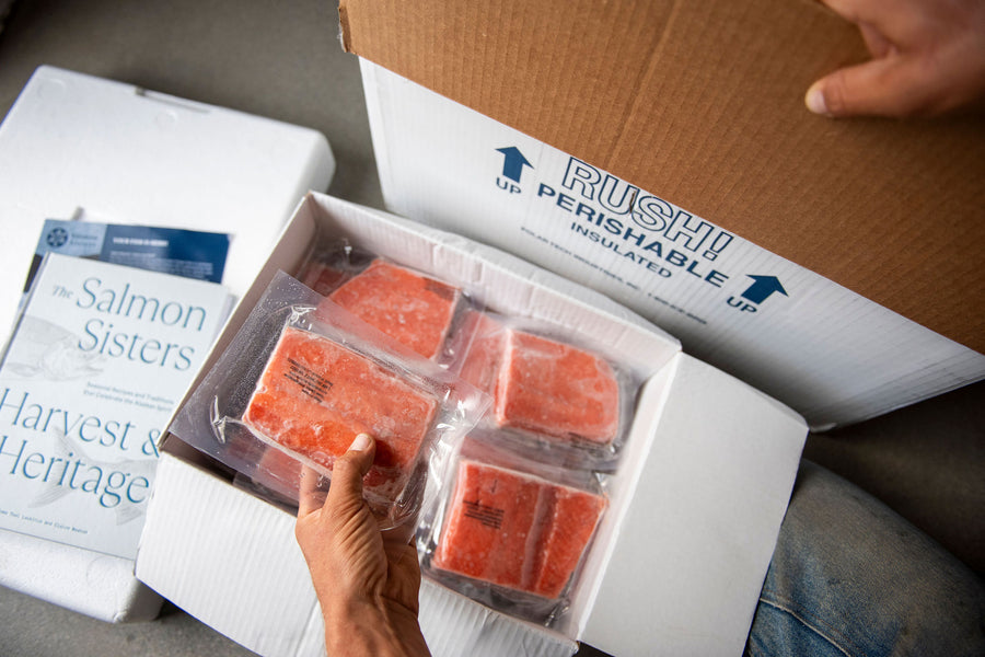 Wild Alaska Sockeye Salmon Portion Box: 5 LBS