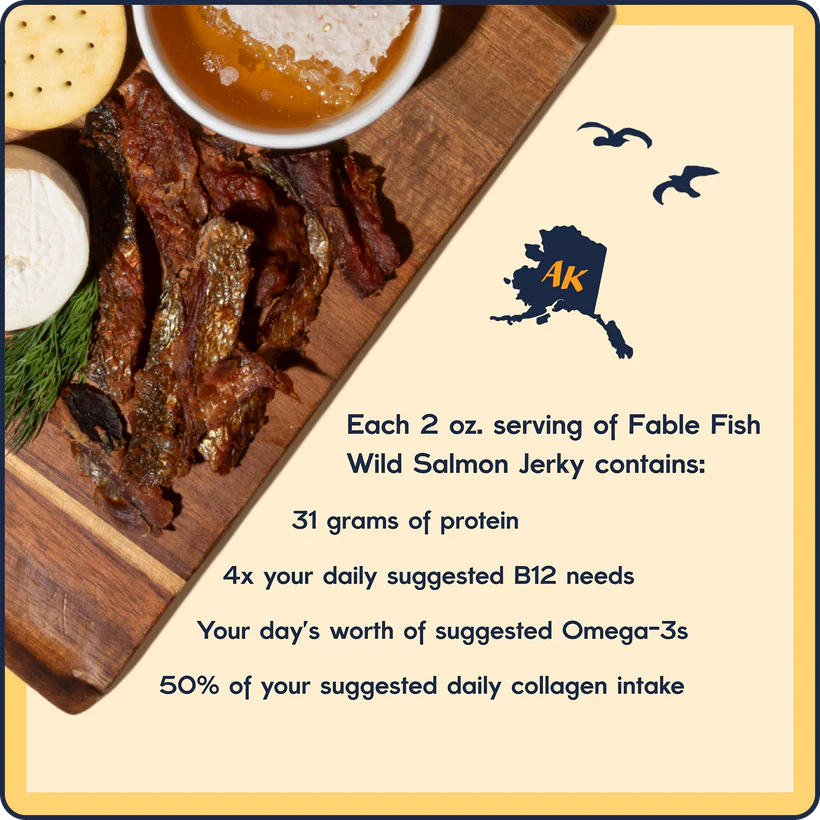 Fable Fish Co. - Teriyaki Sockeye Salmon Jerky
