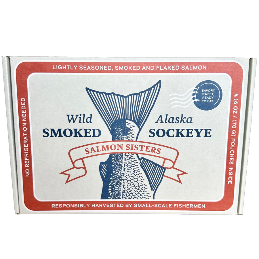 Wild Smoked Sockeye Salmon Box