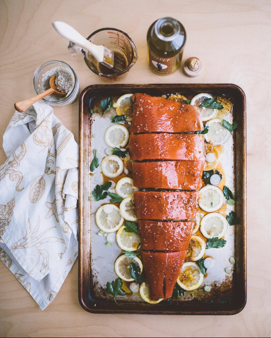 Wild Alaska Sockeye Salmon Fillet Box: 10 LB