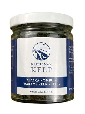 Kachemak Kelp Alaska Kombu & Wakame Kelp Flakes