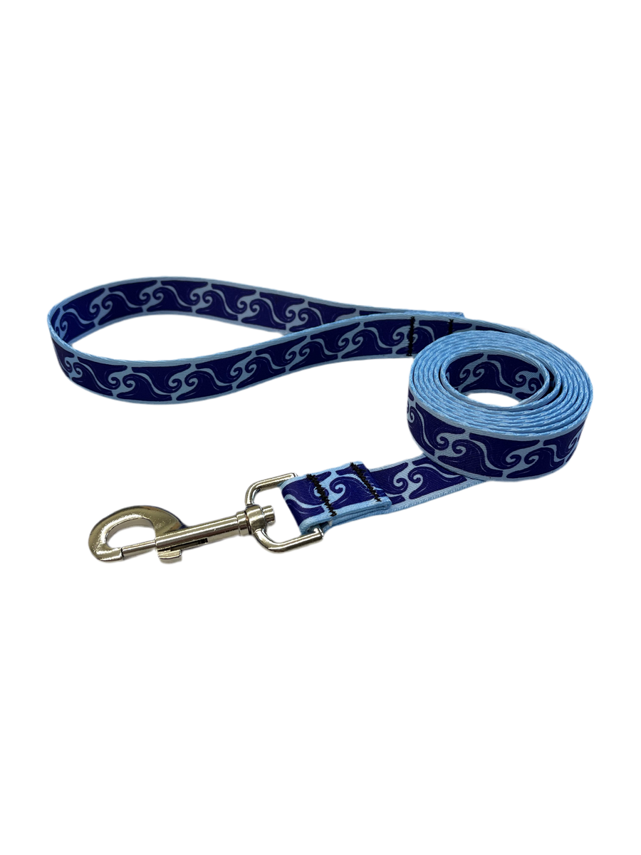 Salmon Sisters Dog Leash - Waves