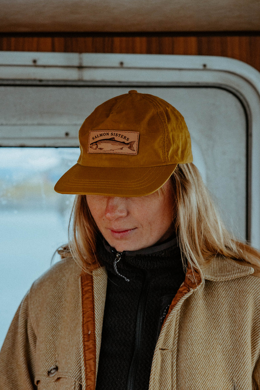 Weatherproof Salmon Cap - Yellow