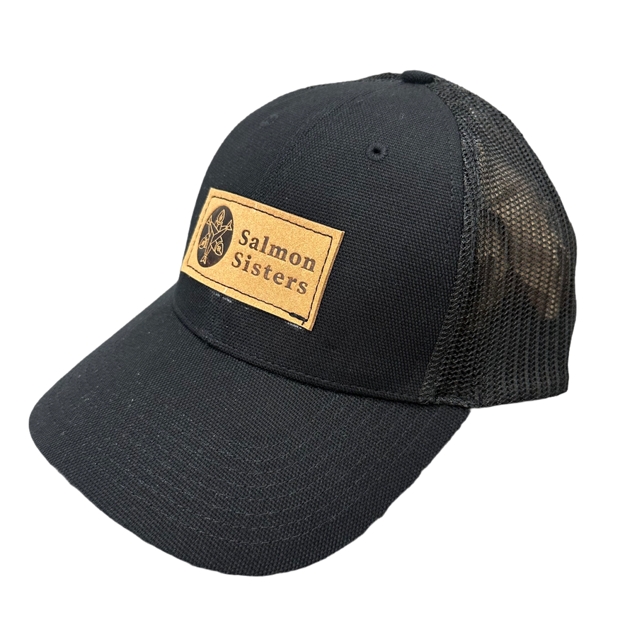 Nomar Salmon Sisters Logo Patch - Black Ball Cap