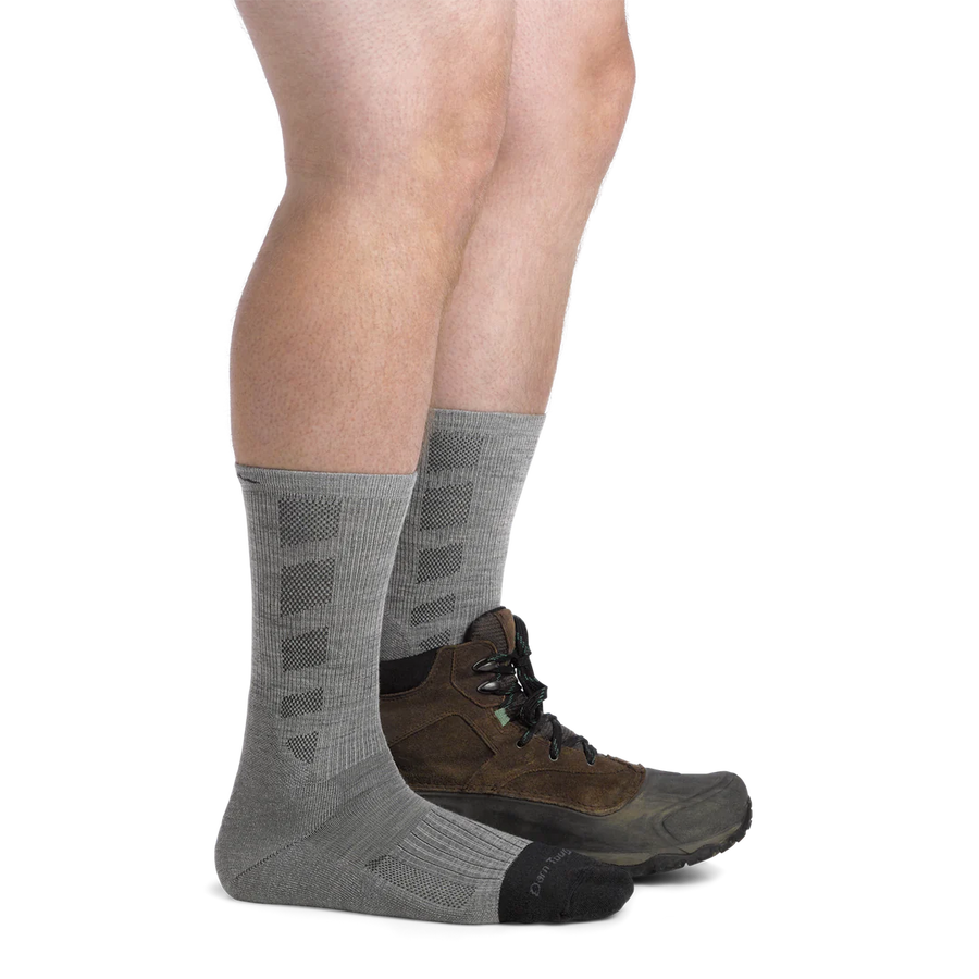 Darn Tough - Men's Stanley K Lightweight Work Sock (Short, Ash)