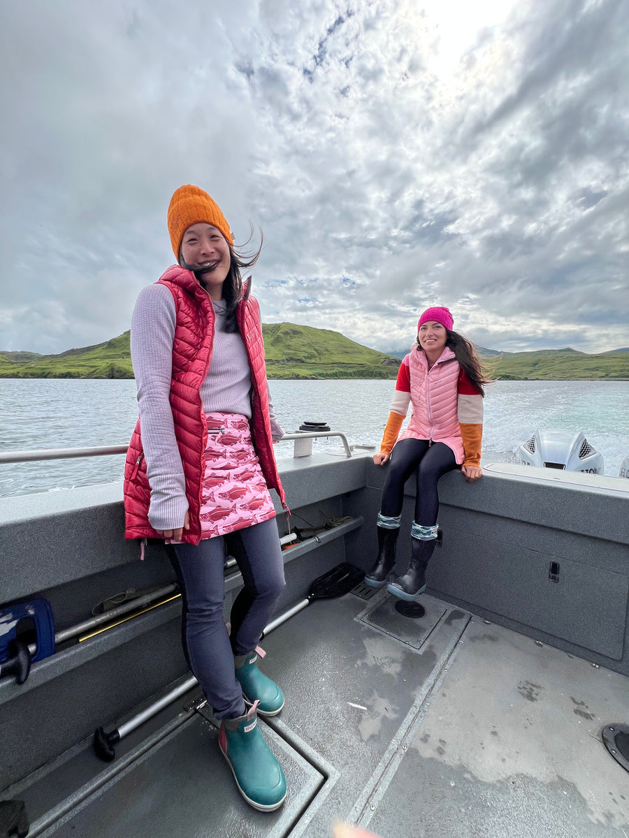 SKHOOP x Salmon Sisters - Sockeye Kari Skirt (Wild Pink)