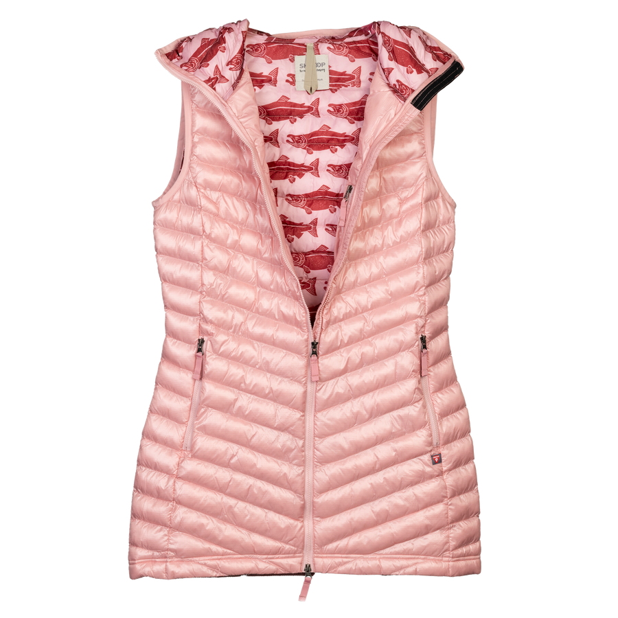 SKHOOP x Salmon Sisters - Sockeye Vest (Wild Pink)