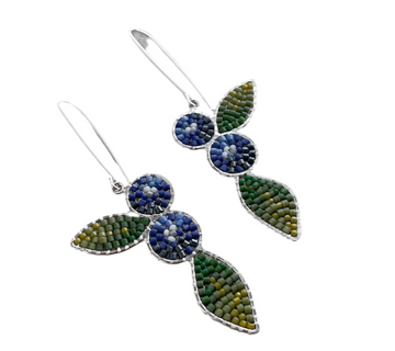 Stray Goose - Blueberry Earrings