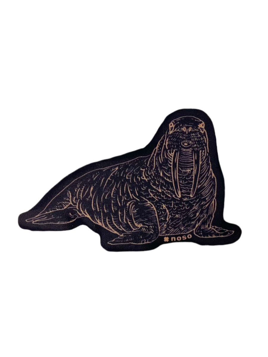 NoSo x Salmon Sisters - Walrus Repair Patch (Black)