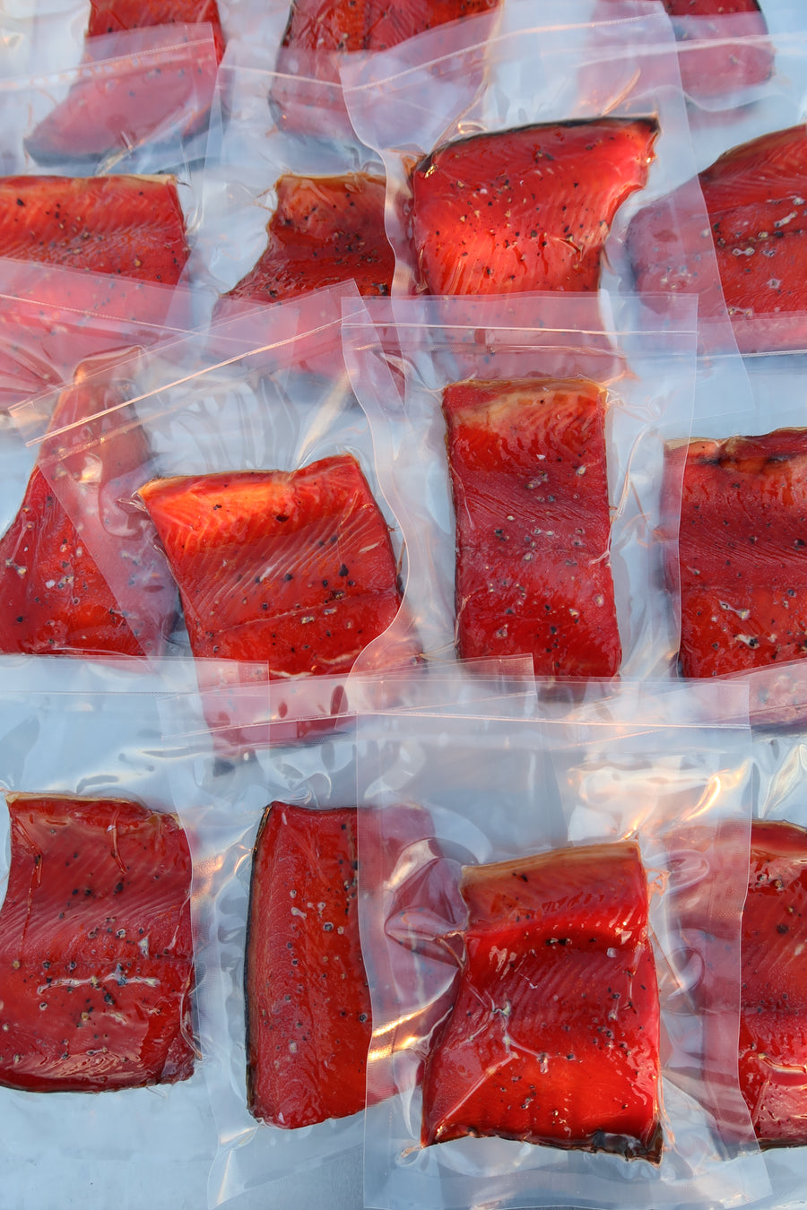 Wild Alaska Smoked Sockeye Salmon Box: 10 LB