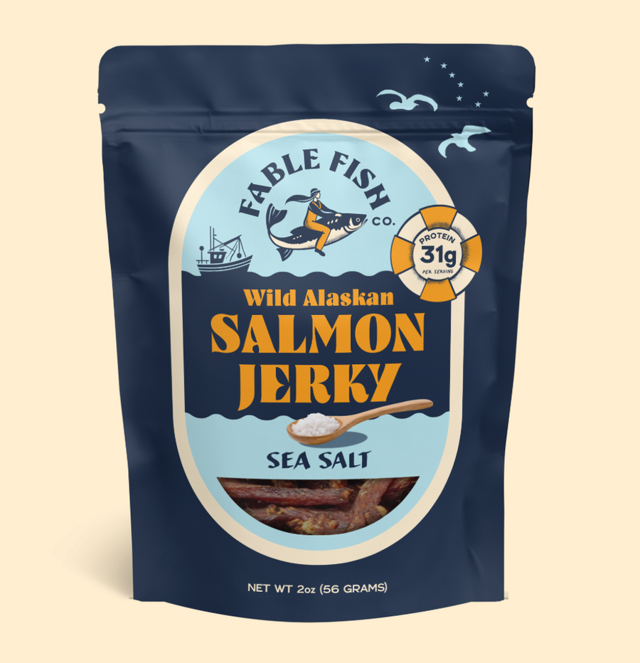 Fable Fish Co. - Sea Salt Sockeye Salmon Jerky
