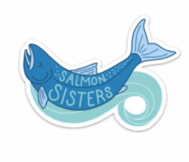Blue River Salmon Decal