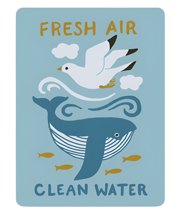 Fresh Air Clean Water Decal