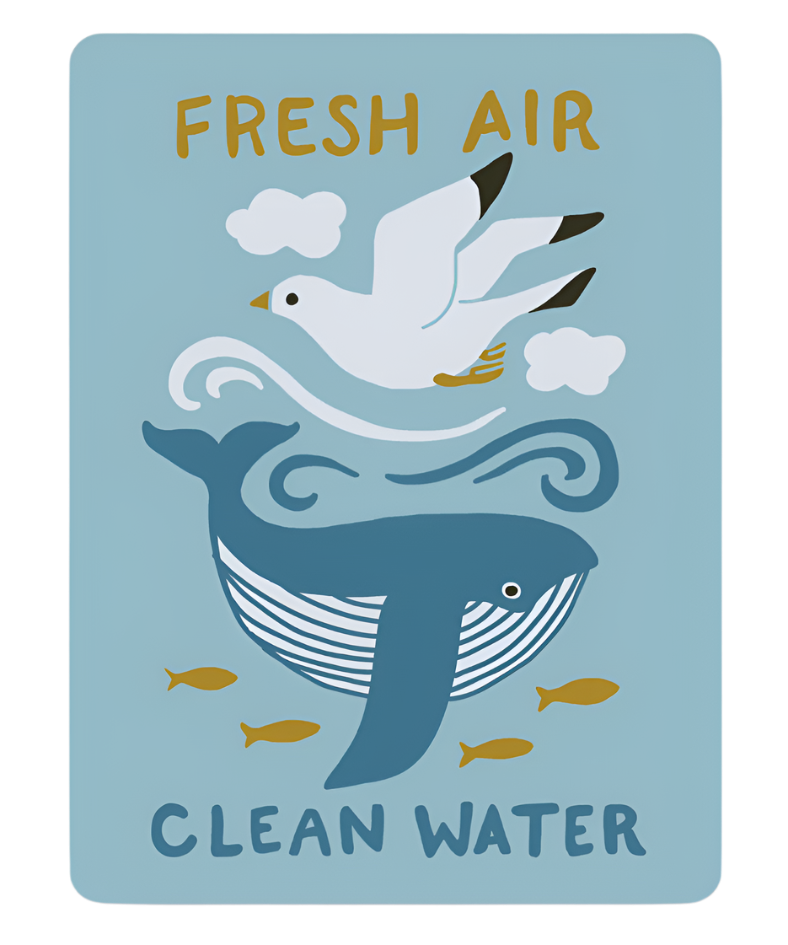 Fresh Air Clean Water Decal