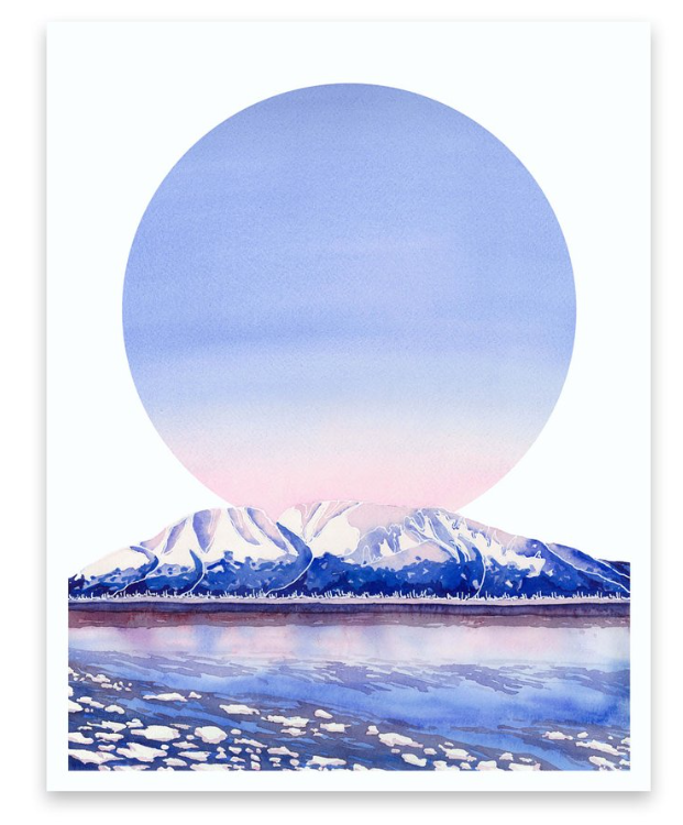 Jill Richie - Little Mountain Print