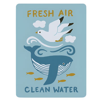 Fresh Air Clean Water Decal