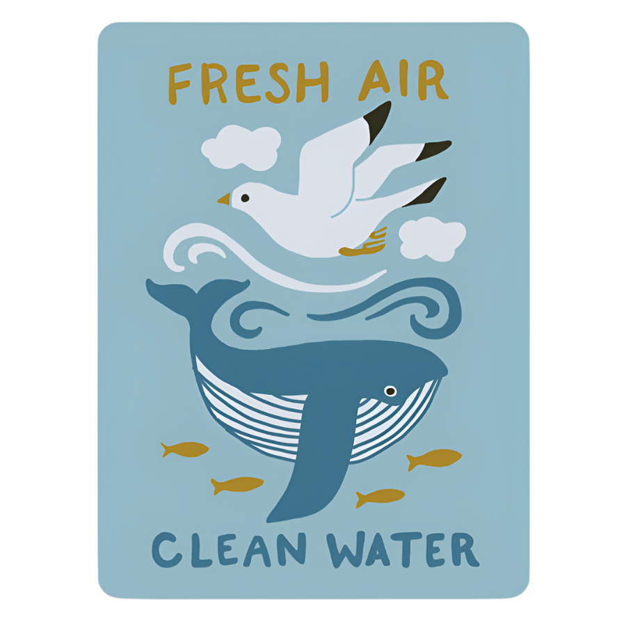 Fresh Air Clean Water Decal