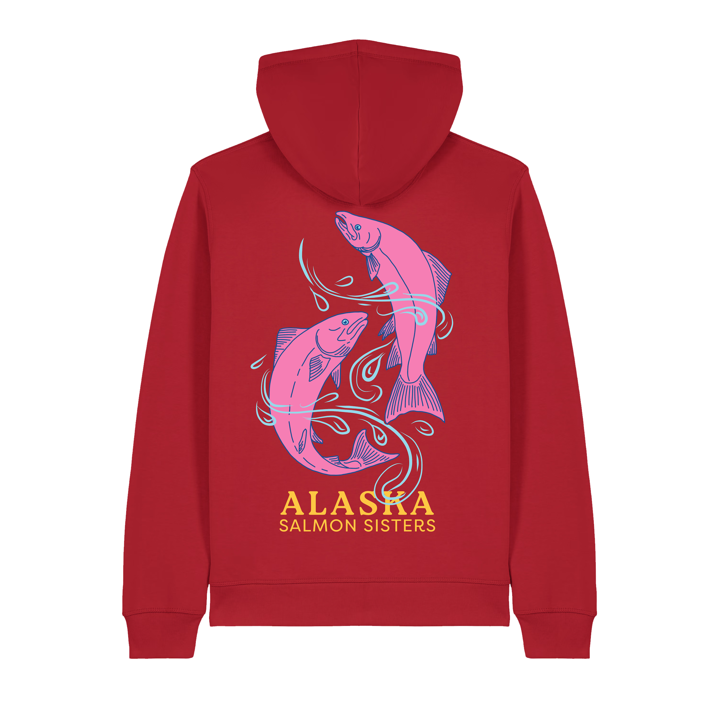 【新品タグ付き】Ameri OYSTER SILHOUETTE HOODIE Pink Salmon Zip Up Hoodie – Salmon Sisters