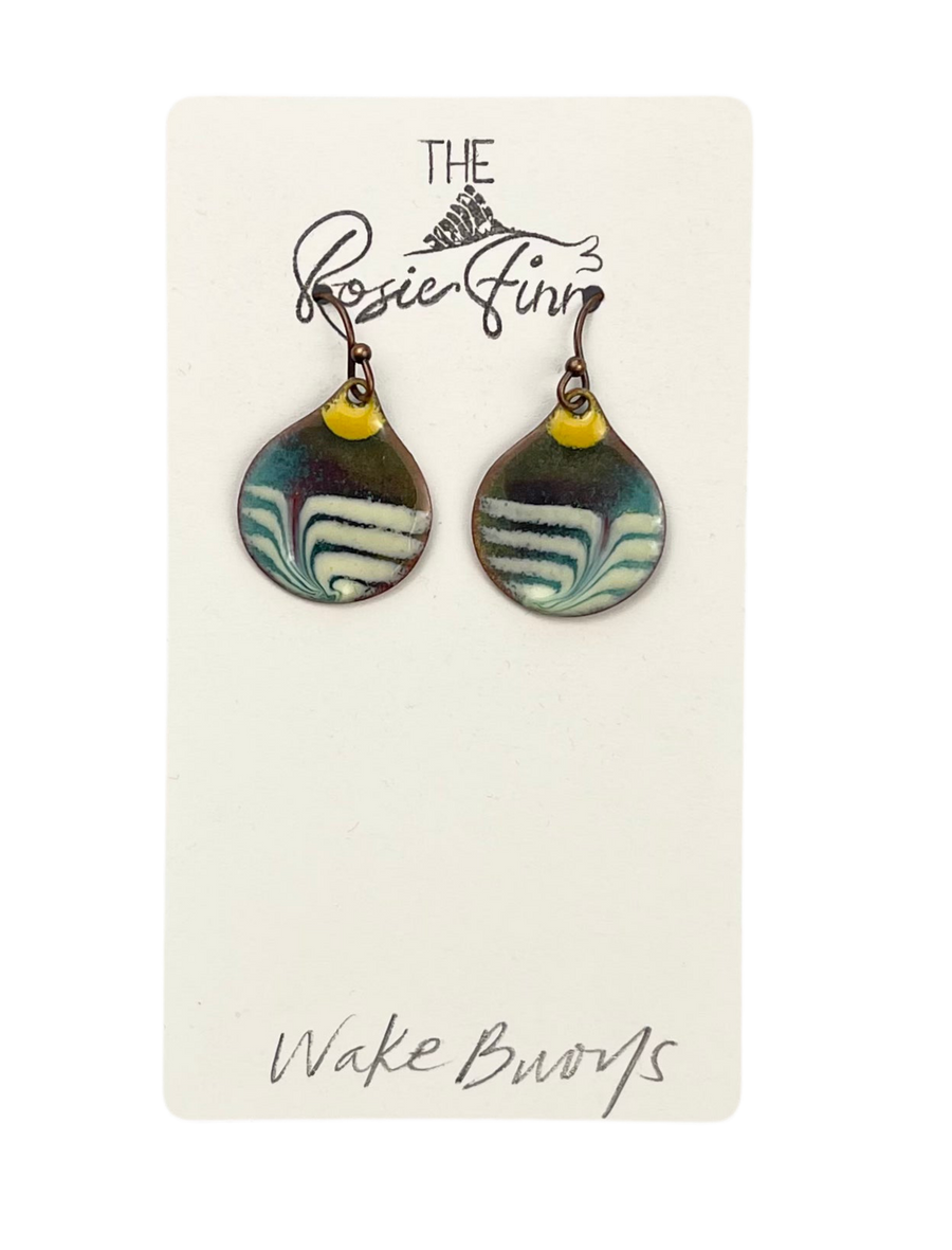 Rosie Finn - Swirl Buoy Earrings