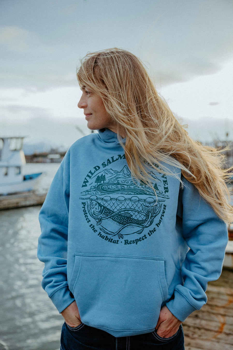 Wild Salmon Forever Hoodie