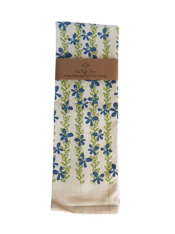 High Fiber - Floral Vine Tea Towel