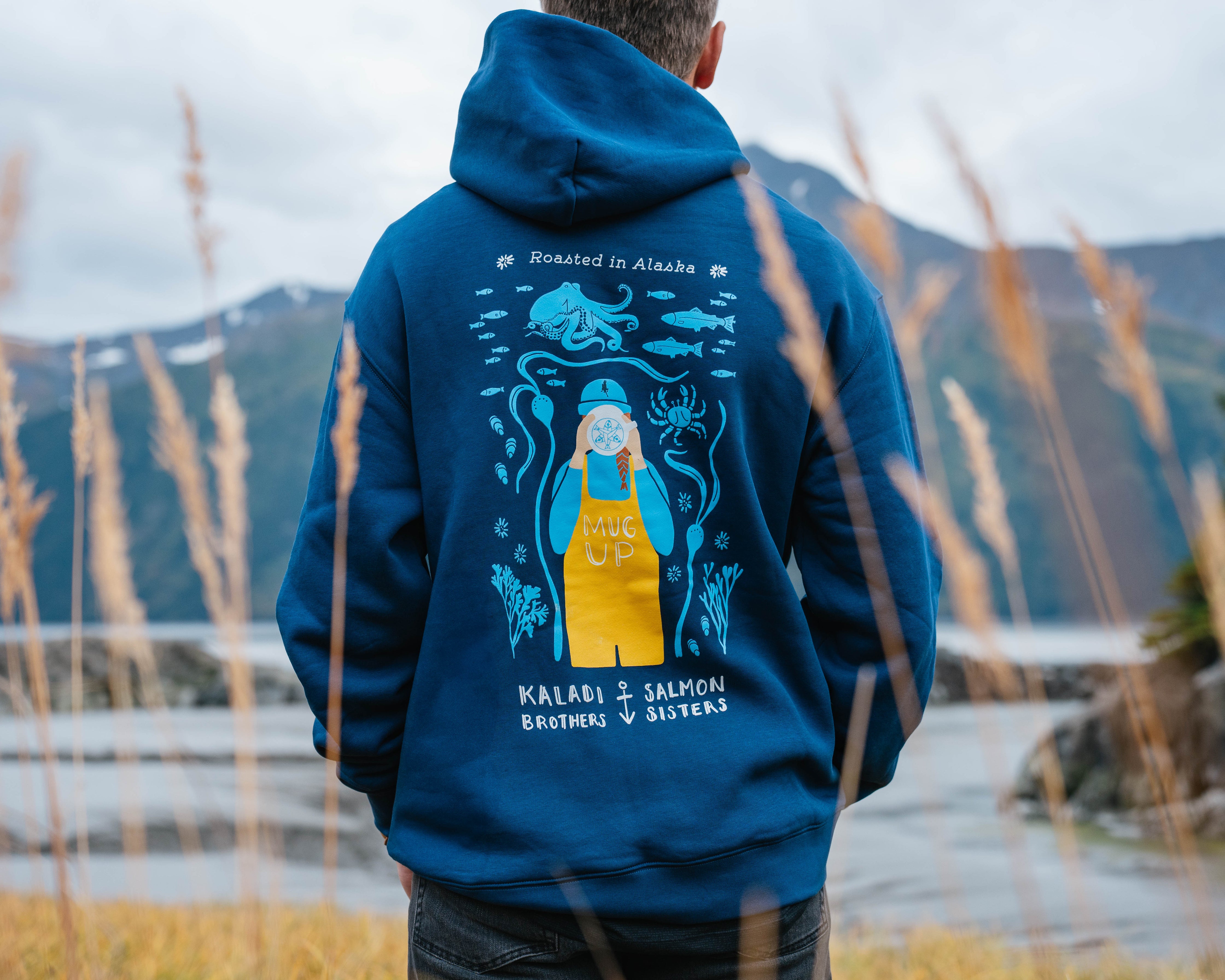 Kaladi Brothers x Salmon Sisters - Mug Up Hoodie