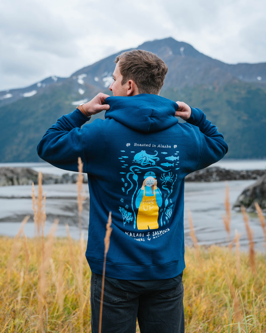 Kaladi Brothers x Salmon Sisters - Mug Up Hoodie