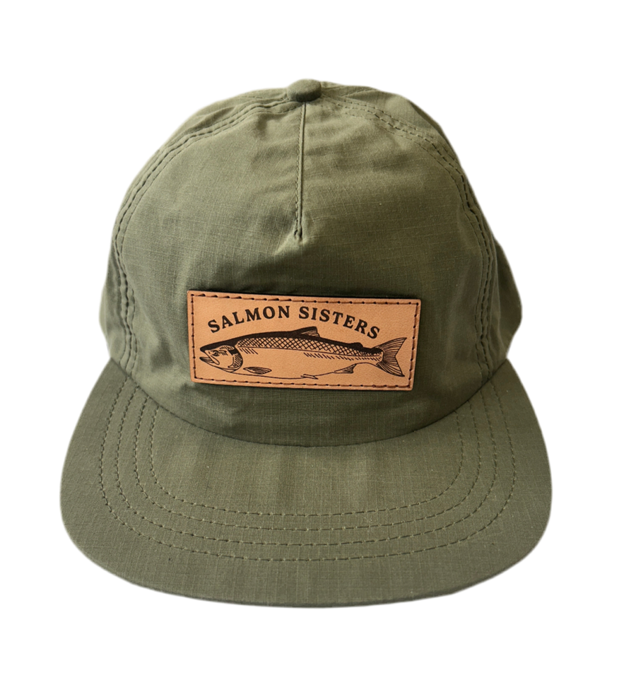 Weatherproof Salmon Cap - Green