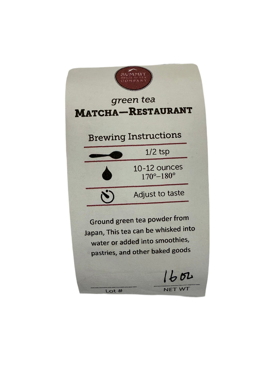 Summit Spice - Matcha (Restaurant Grade)