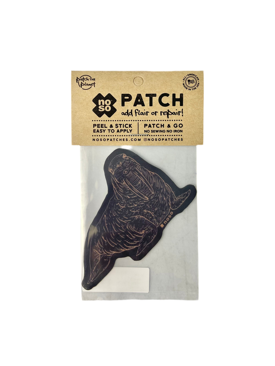 NoSo x Salmon Sisters - Walrus Repair Patch (Black)