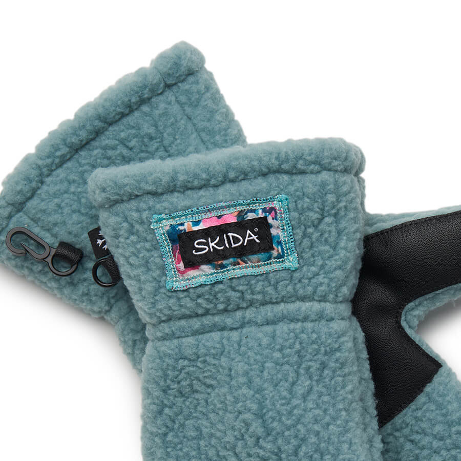 Fleece Mittens - Teal