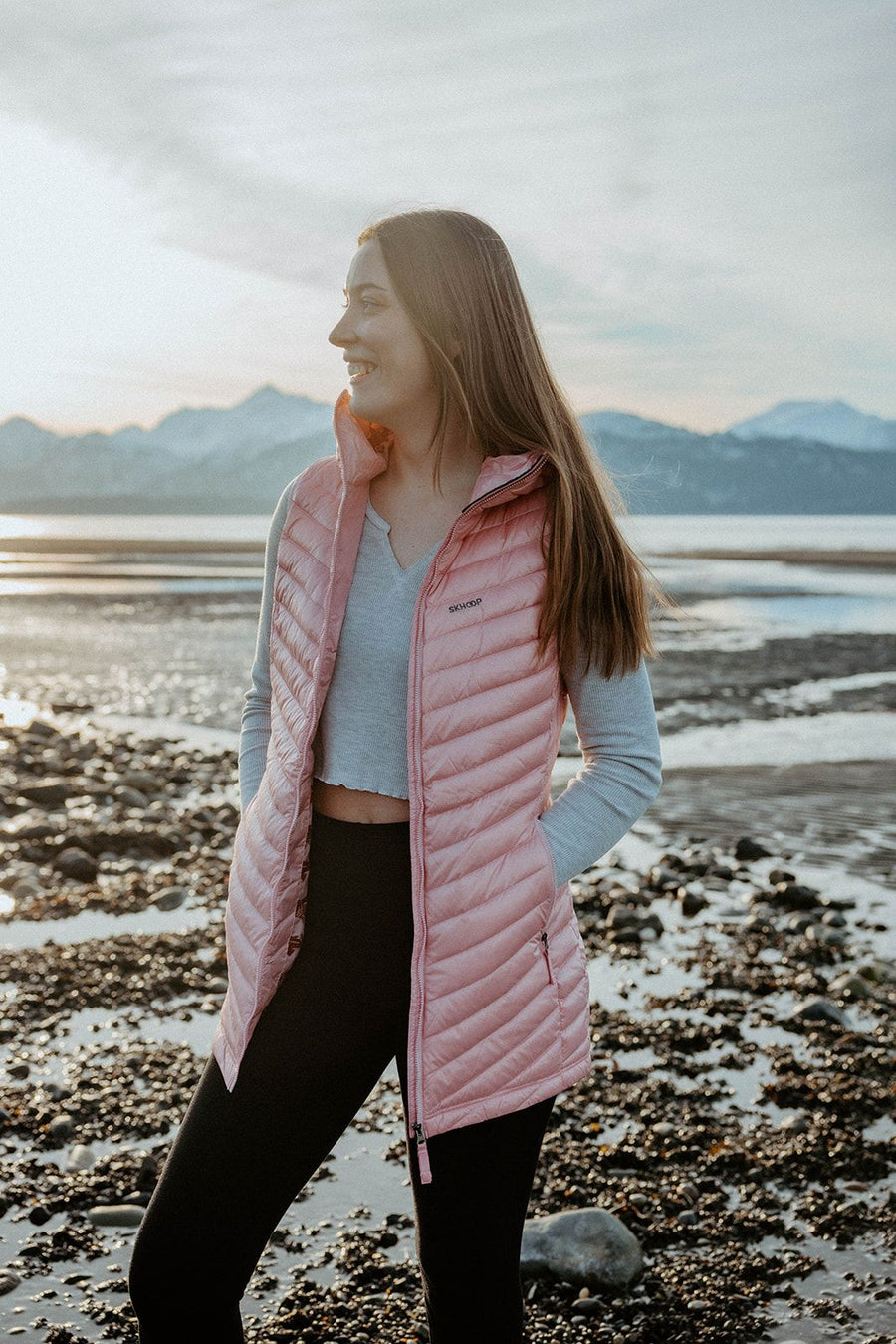 SKHOOP x Salmon Sisters - Sockeye Vest (Wild Pink)