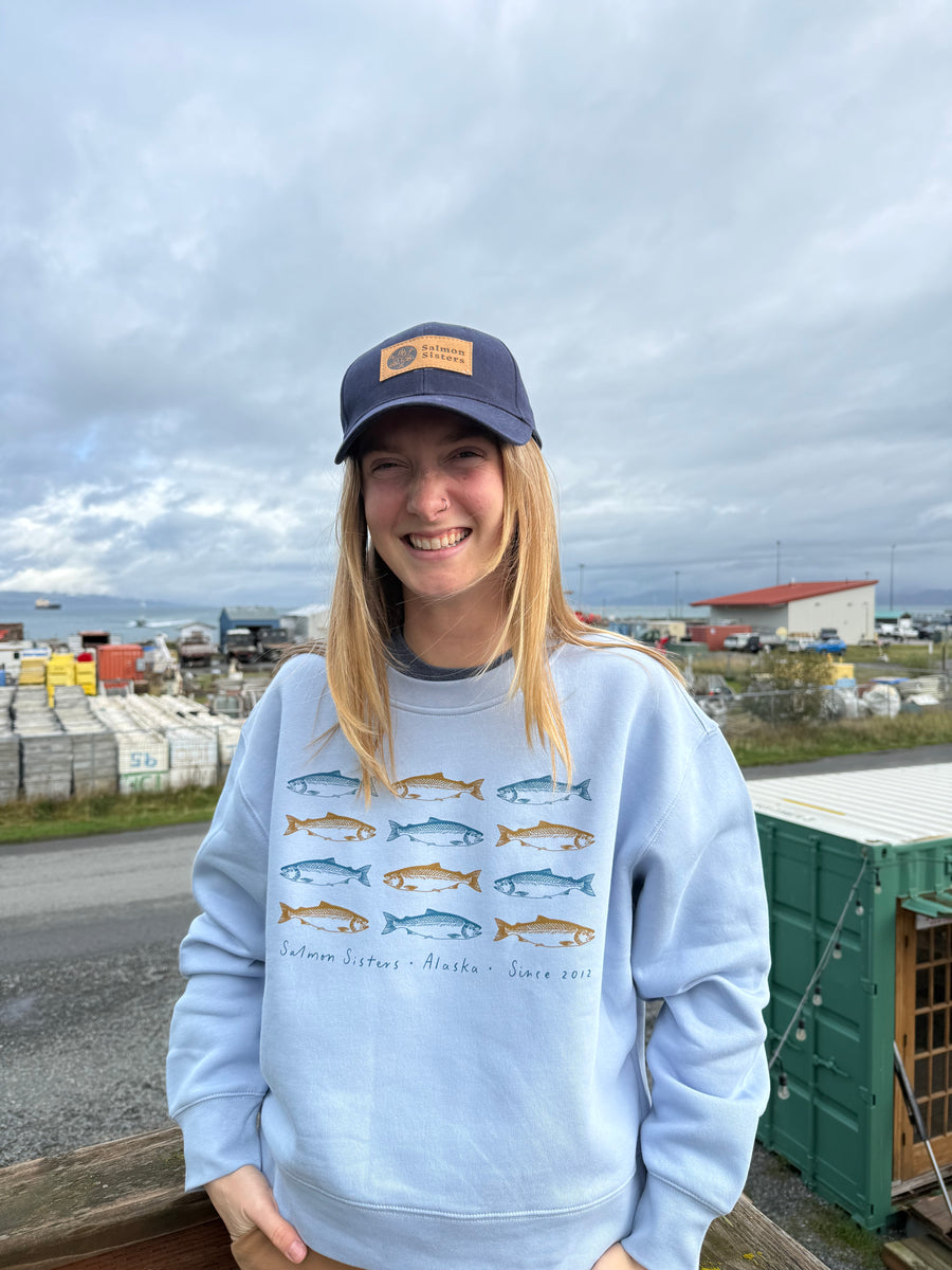 Salmon Sisters Logo Cap - Navy