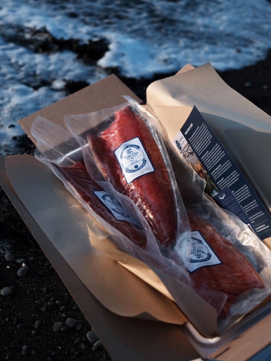 Wild Alaska Sockeye Salmon Fillet Box: 10 LB