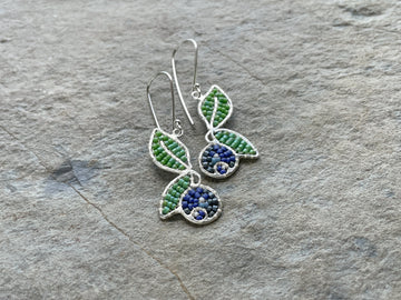 Stray Goose - High Bush Blueberry Earrings