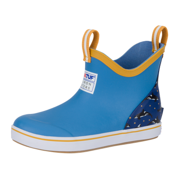 Kid's Blue Orca Ankle Deck Boot