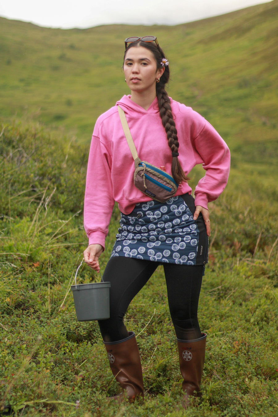 SKHOOP x Salmon Sisters - Limpet Kari Skirt (Navy)