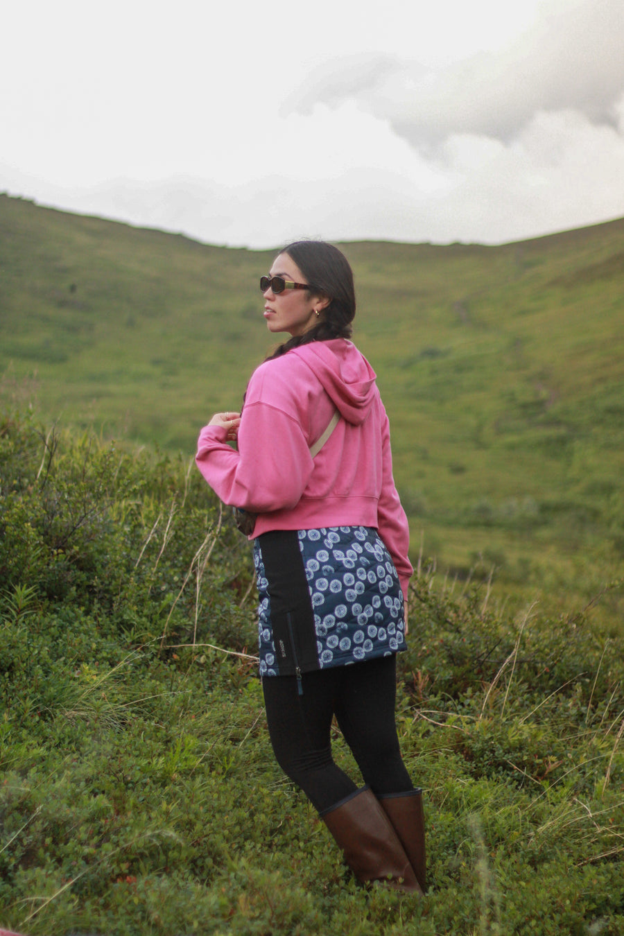 SKHOOP x Salmon Sisters - Limpet Kari Skirt (Navy)