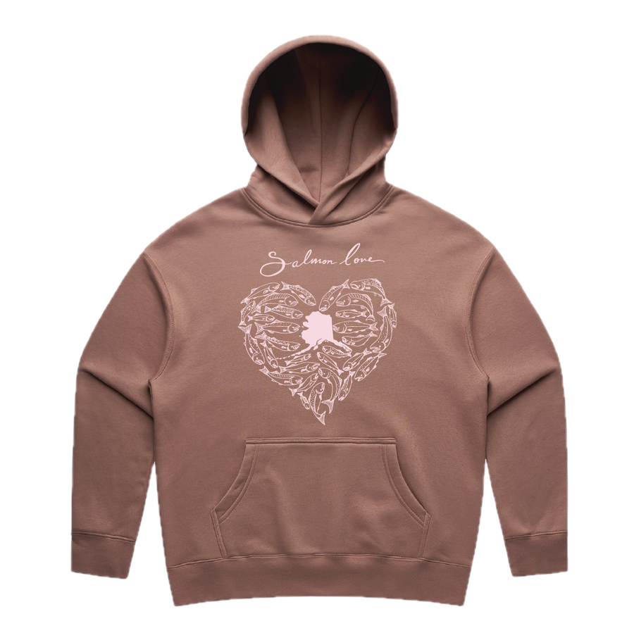 Salmon Love Pullover Hoodie
